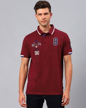 Buy Maroon Tshirts for Men by Beverly Hills Polo Club Online 