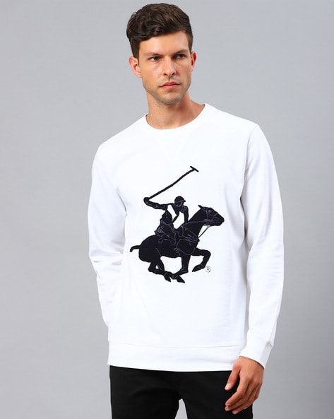 Buy White Sweatshirt & Hoodies for Men by Beverly Hills Polo Club Online |  