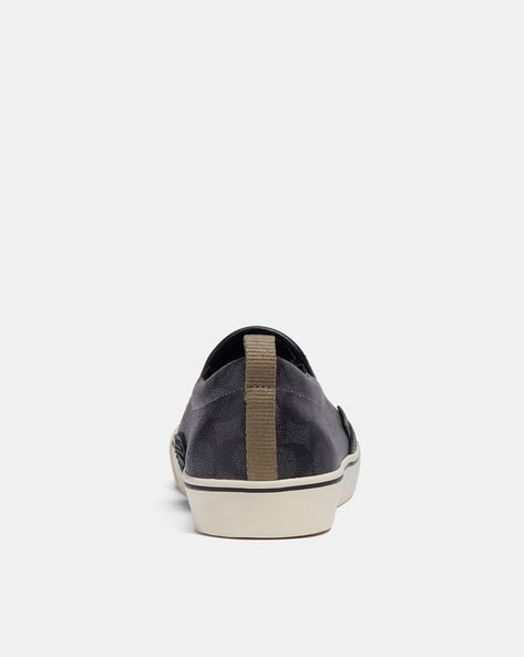 Buy Coach Skate Slip-On Sneakers in Signature Canvas with  display picture 3