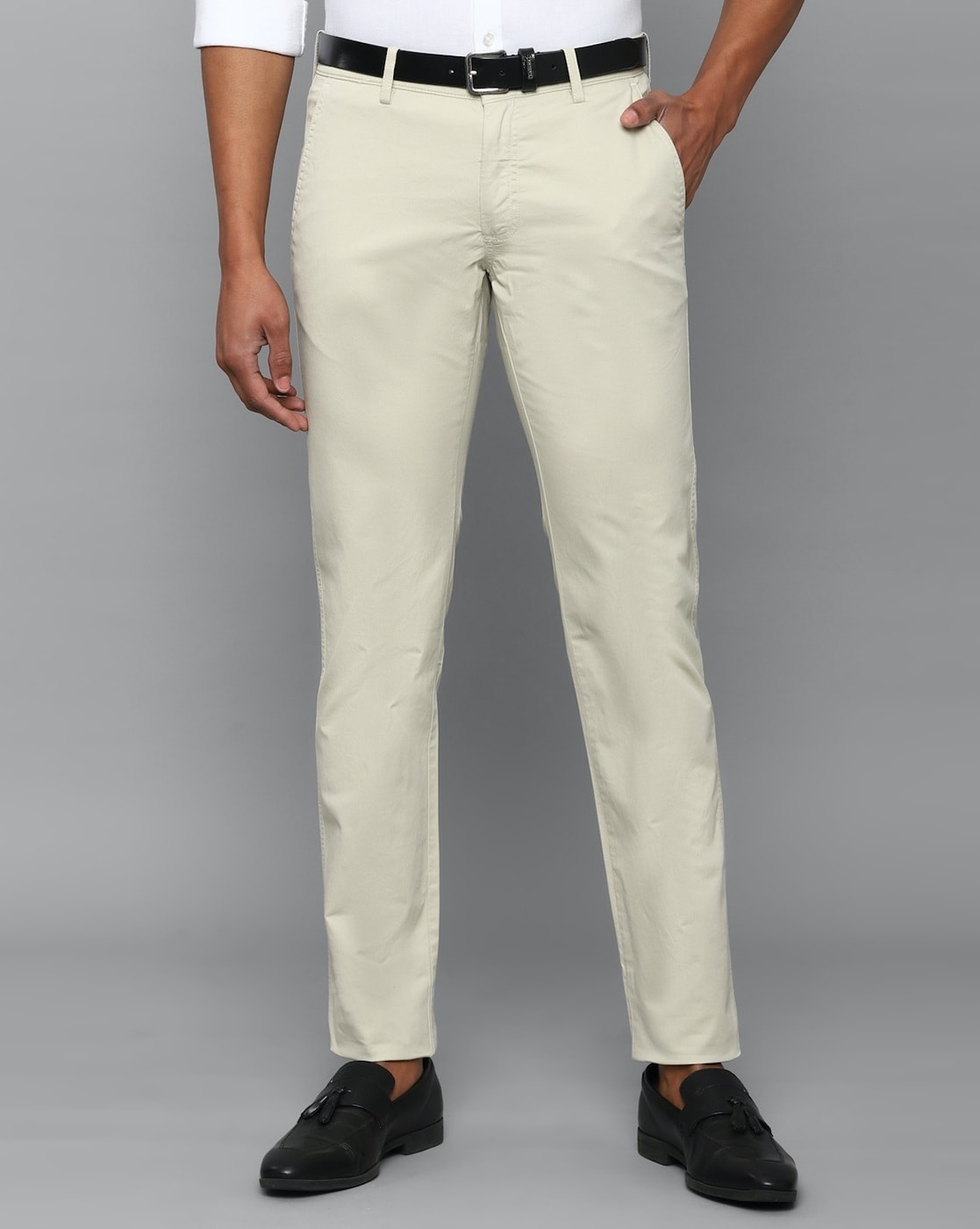 Buy Van Heusen Cream Trousers Online  710533  Van Heusen