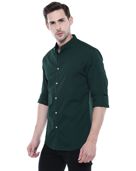 dirty green colour shirt