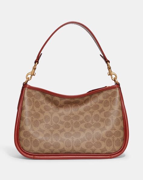 Buy Coach Cary Medium Shoulder Bag in Signature Canvas Beige