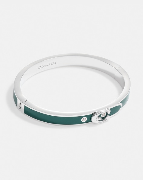 Buy COACH Two Tone Signature C Hinged Bangle Bracelet from the Next UK  online shop