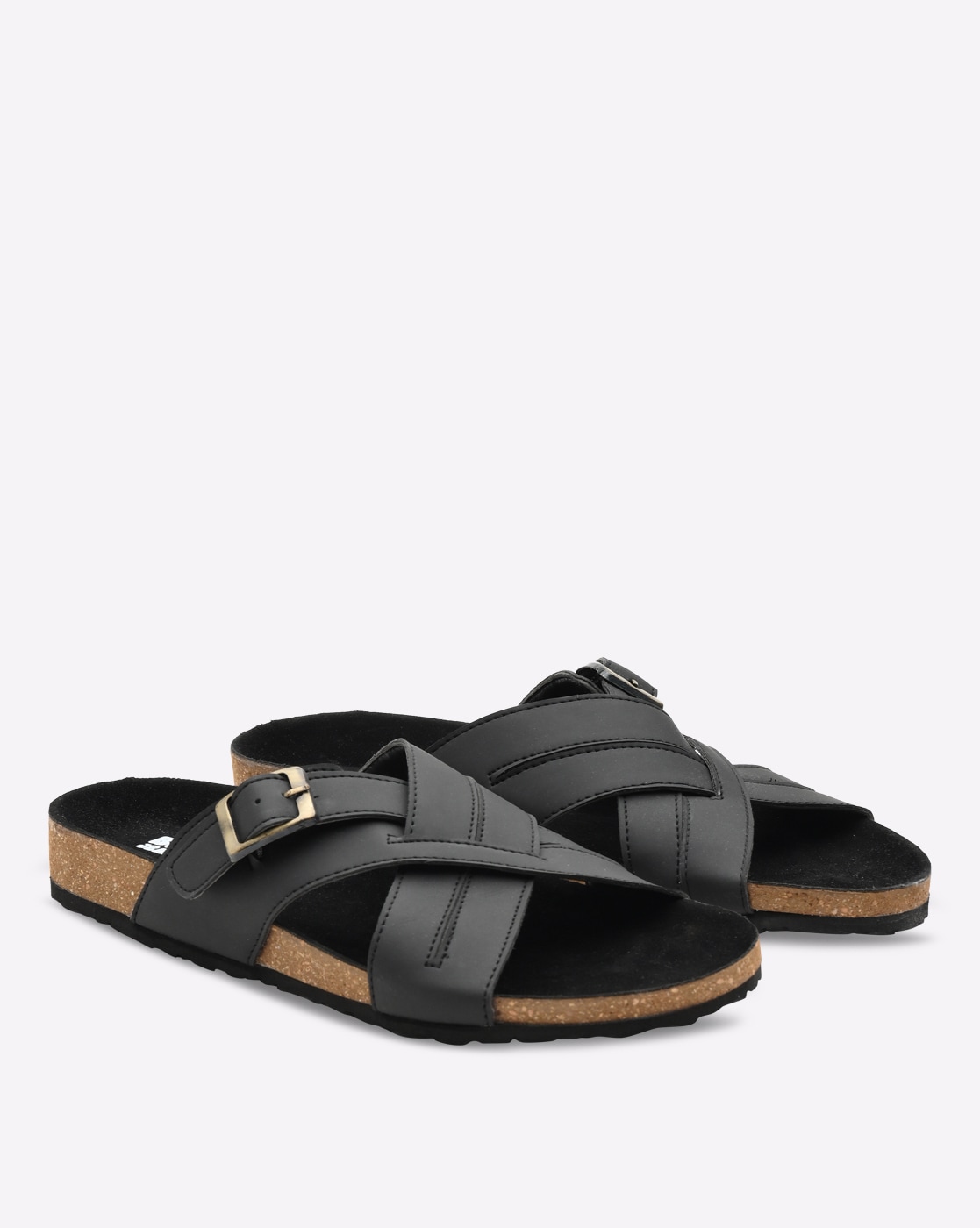 Lulus Colette - Black Nappa Leather Sandals - Ankle Strap Sandals