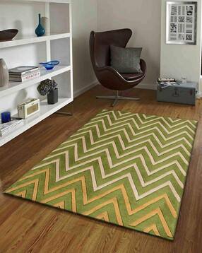 presto Chevron Pattern Tufted Wool Carpet-picture-44