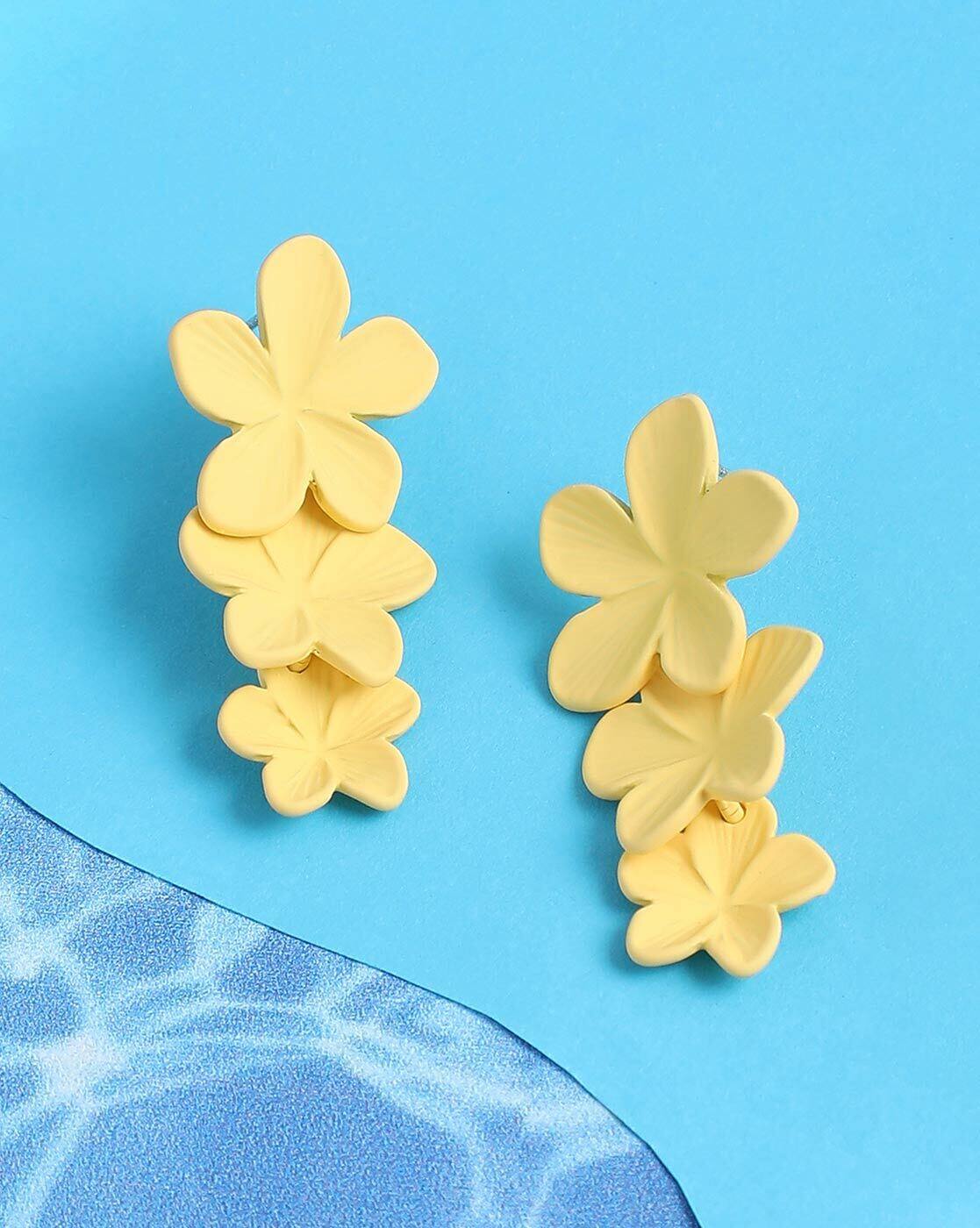 Top 70+ paper flower earrings best esthdonghoadian