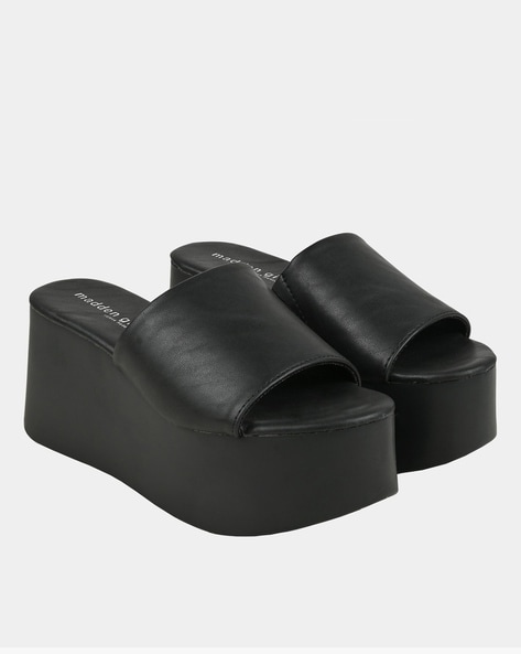 Steve madden best sale black platform sandals