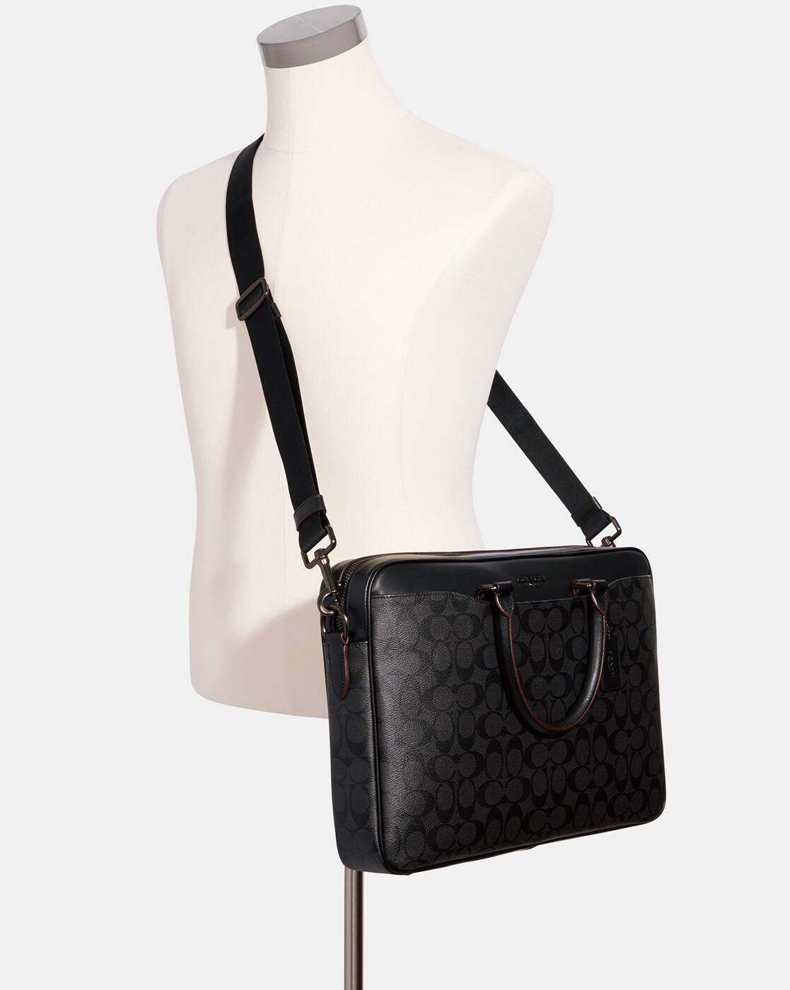 Buy Coach Beckett Slim Briefcase in Signature Canvas with