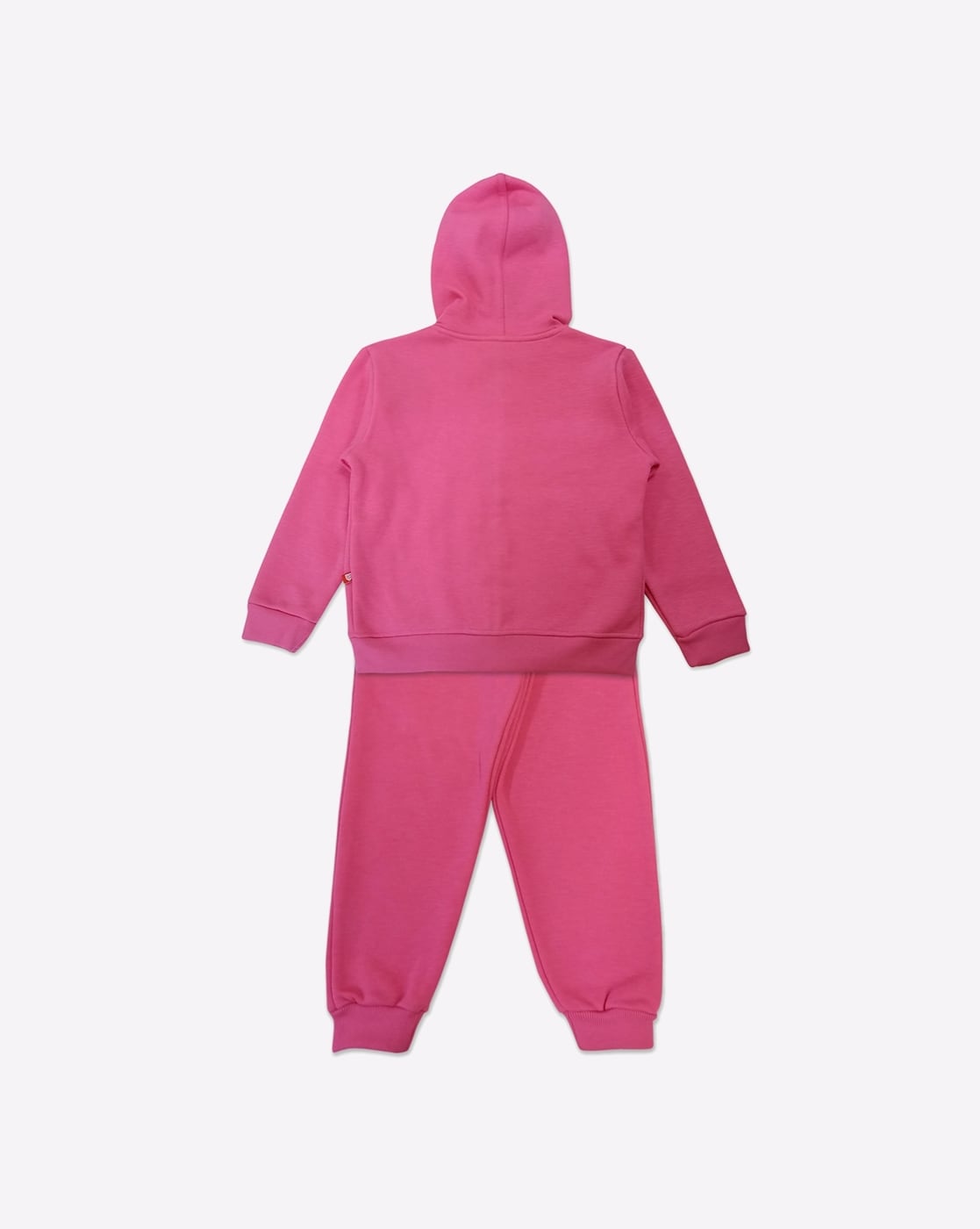 Tracksuit Hoodie Joggers Set With Radical Graphic Print Pink