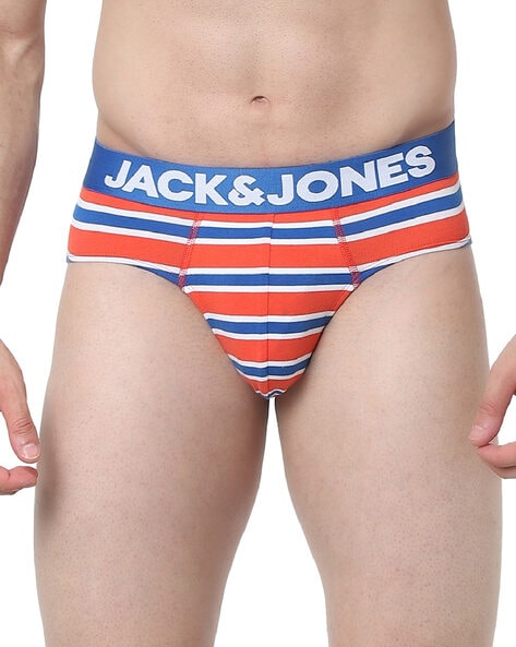 Jack & Jones Striped Cotton Briefs