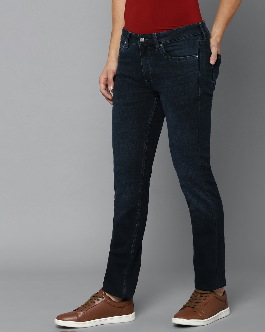 Buy Navy Blue Jeans for Men by LOUIS PHILIPPE Online