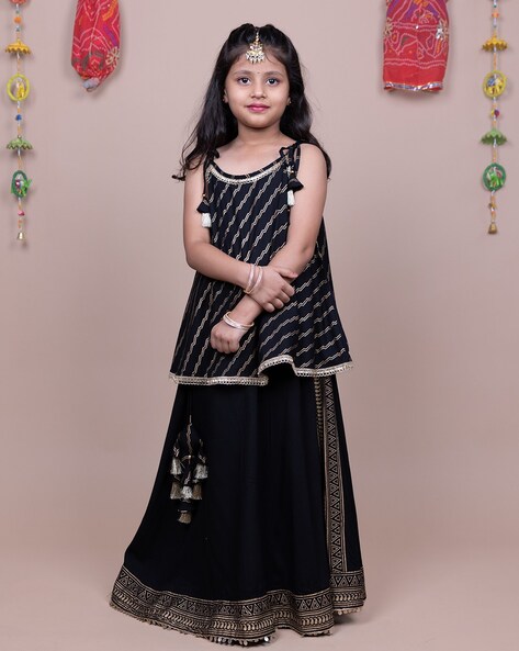 Indian Traditional Dress For Baby Girl Kids Kurti Palazzo