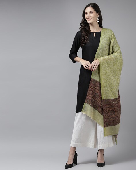 Printed Stole with Tassels Price in India