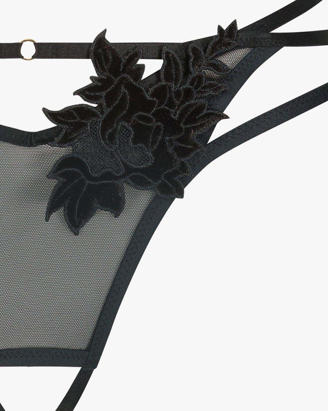 Hunkemöller Effie Open Crotch Knickers in Black