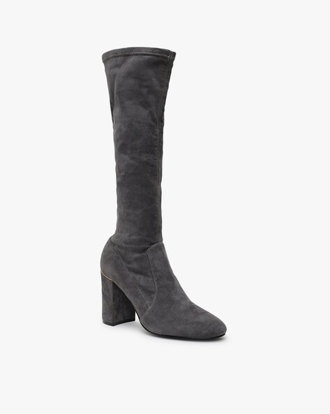 Dune grey shop knee high boots