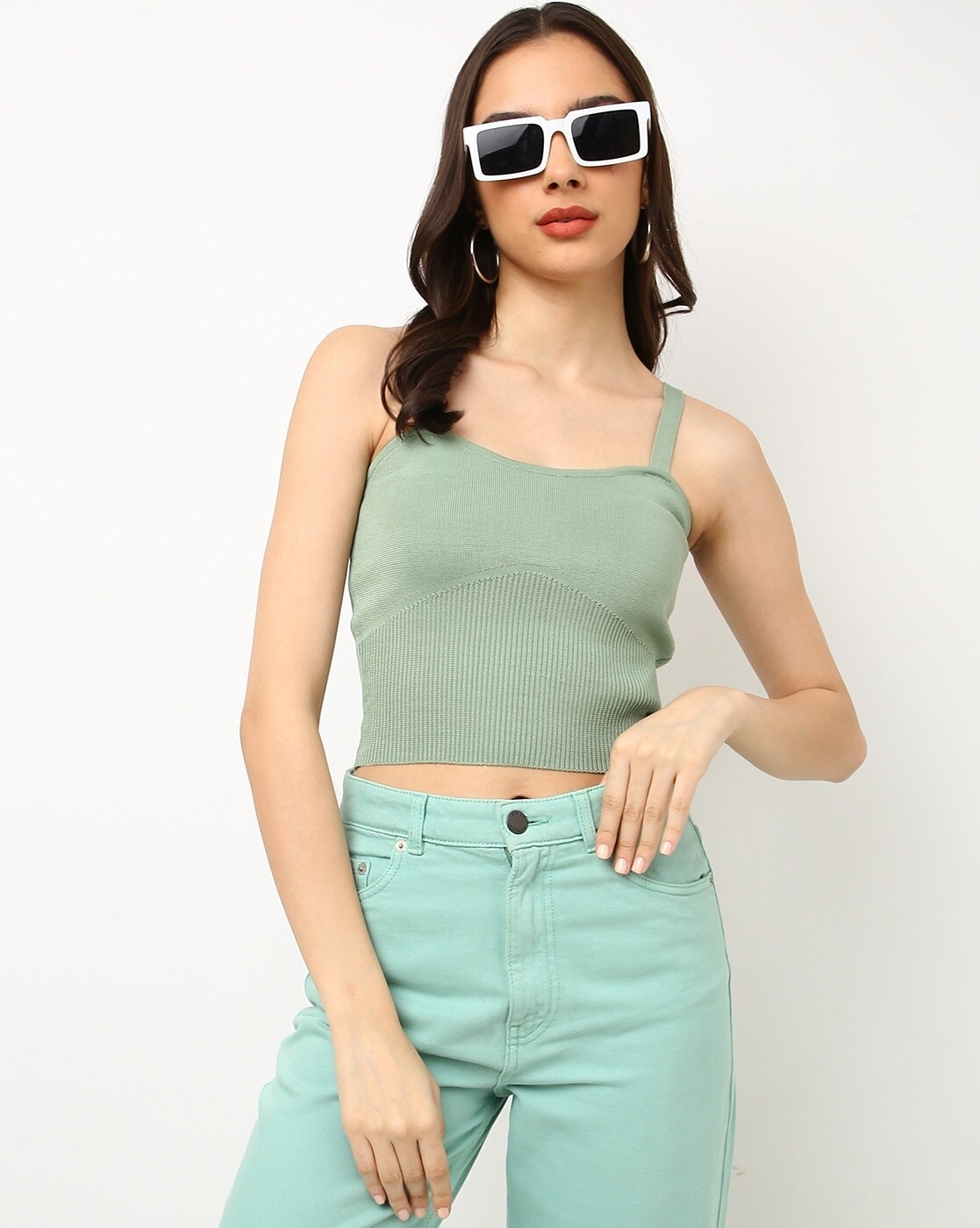 Buy Green Tops for Women by ONLY Online