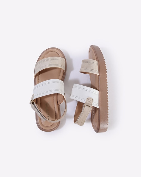 Buy Rose Gold Sandals for Girls by BOYZ N GALZ Online | Ajio.com