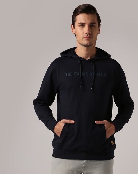 Buy Navy Blue Sweatshirt & Hoodies for Men by Buda Jeans Co Online