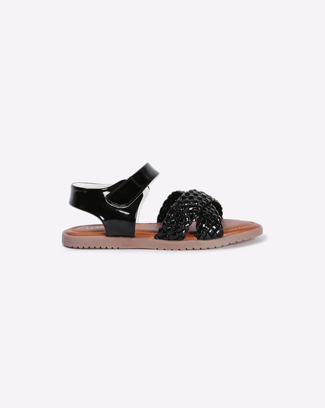 Little girl black discount sandals