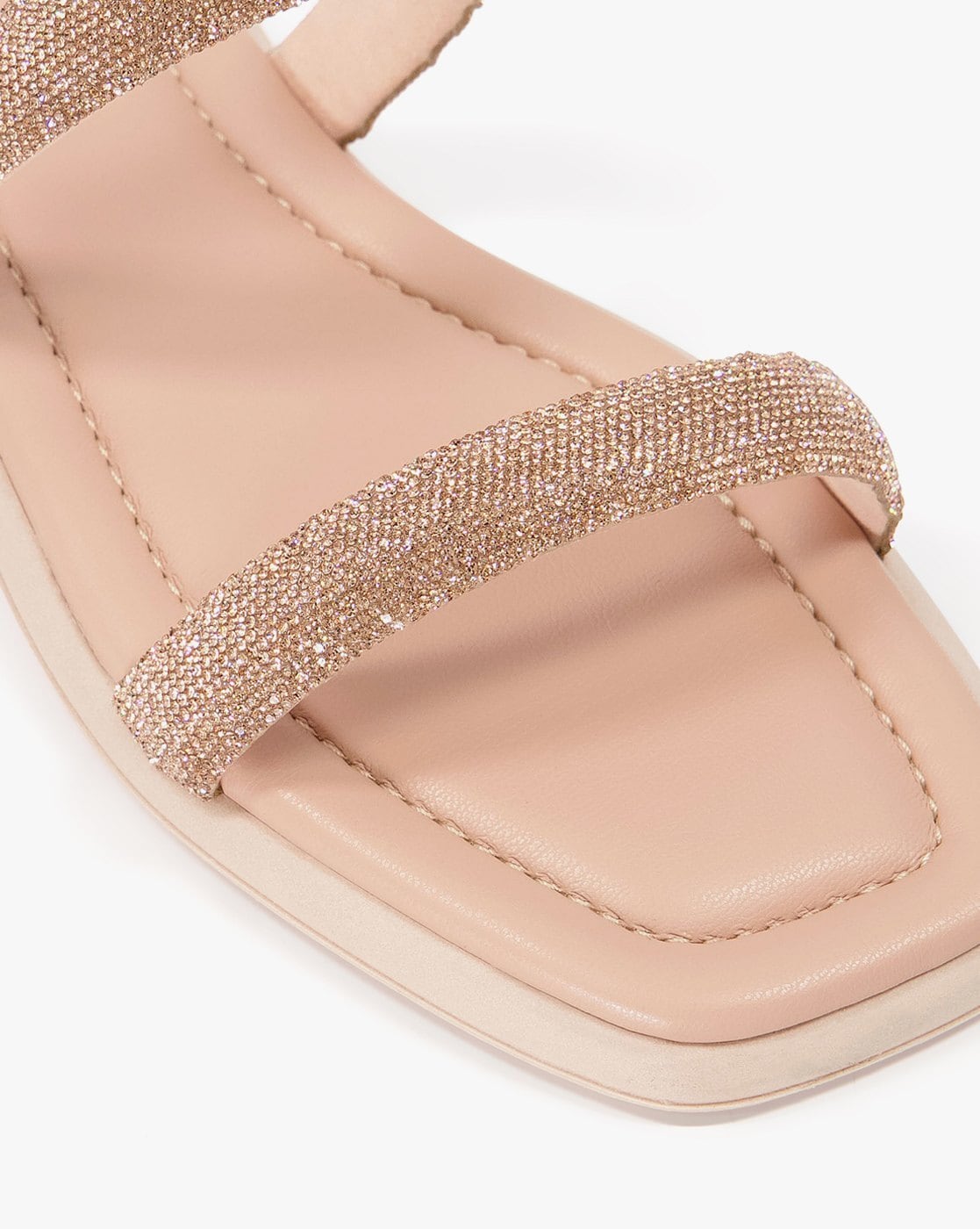 Windsor Effortless And Fab Rhinestone Strappy Flat Sandals | Hamilton Place