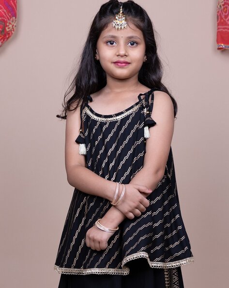 Buy black Ethnic Wear Sets for Girls by Kasya Online Ajio