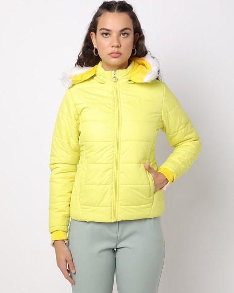 Ladies yellow jackets sales for sale