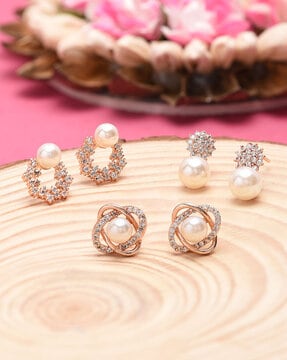 Modern Bridal Jewelry  Shop Pearl Gold Earrings  Jade Ơi Studio  New  York Bridal Accessories