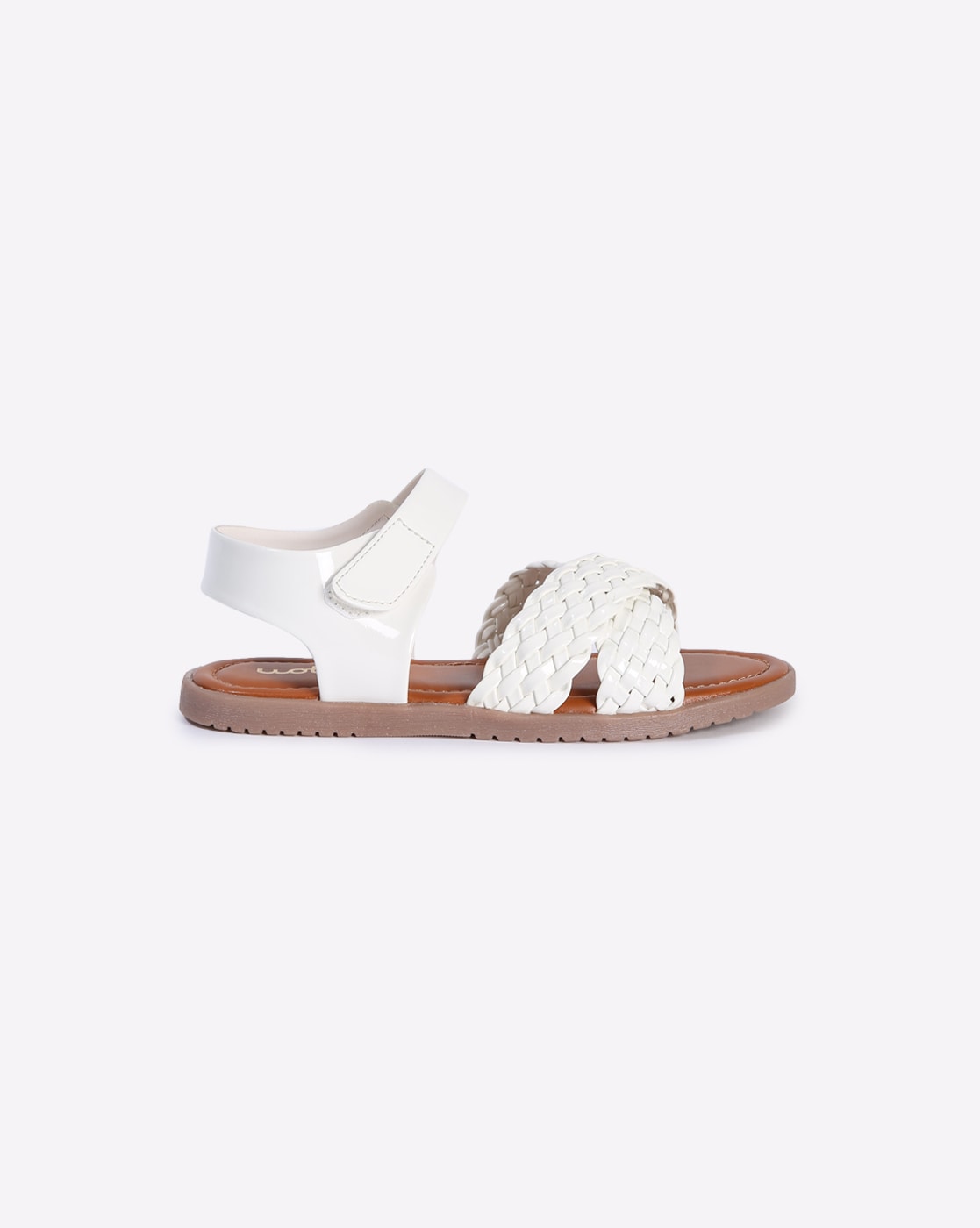 Little Girls' White Sandals