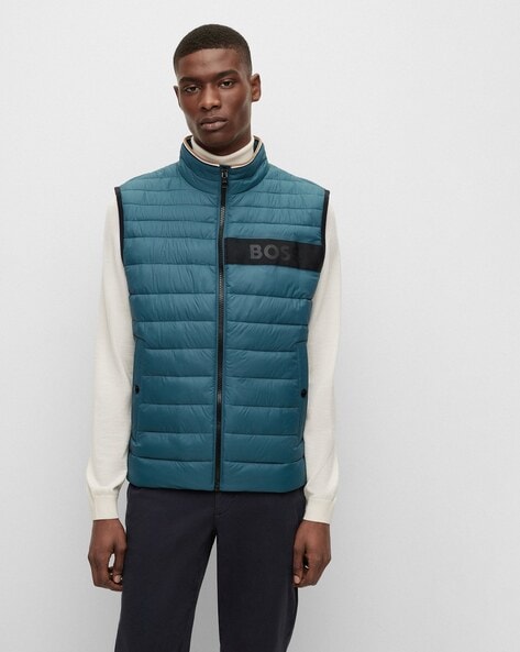 Hugo boss sleeveless best sale jacket