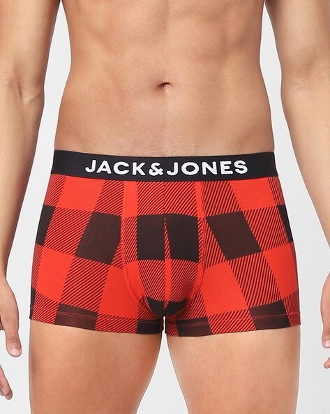 Checked Cotton Trunks