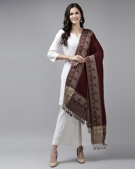 Shawl with Tassels Price in India