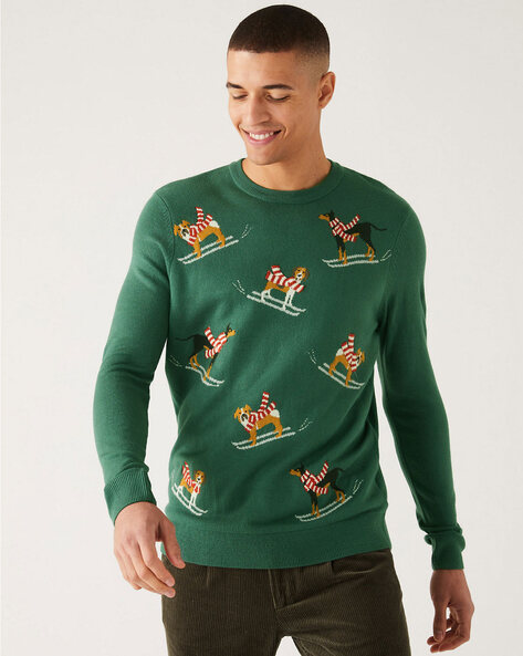 Marks and spencer hot sale mens christmas jumpers