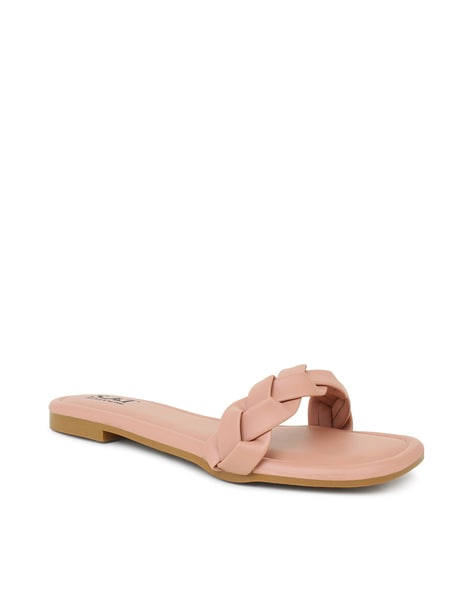 Square outlet front sandals