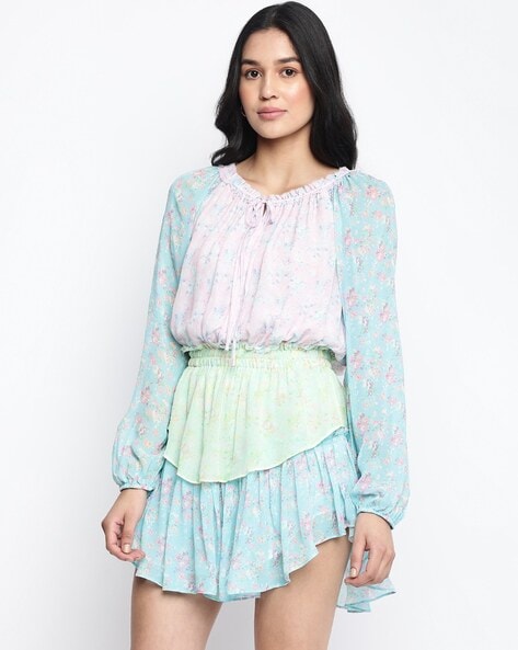 LoveShackFancy Floral Ruffle deals Top Popover