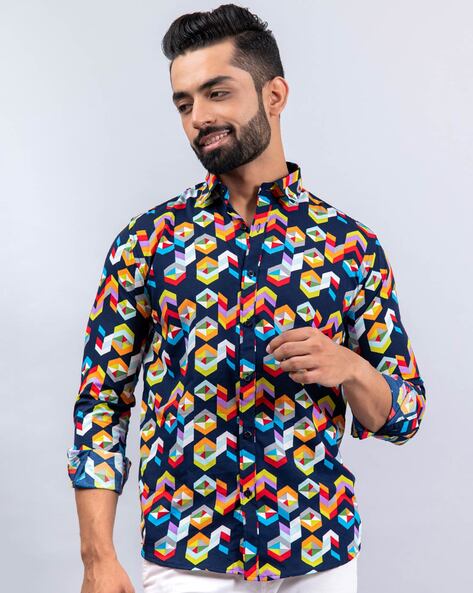 Buy Multicoloured Shirts for Men by Tistabene Online