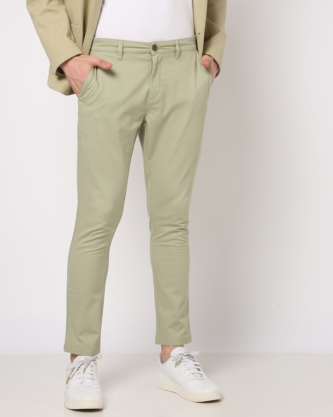 Men Trousers Slim Fit Ankle Suit Pants Drape Groom Casual Formal Office  Business | eBay