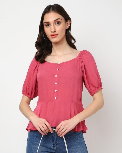 Buy Pink Tops for Women by AND Online