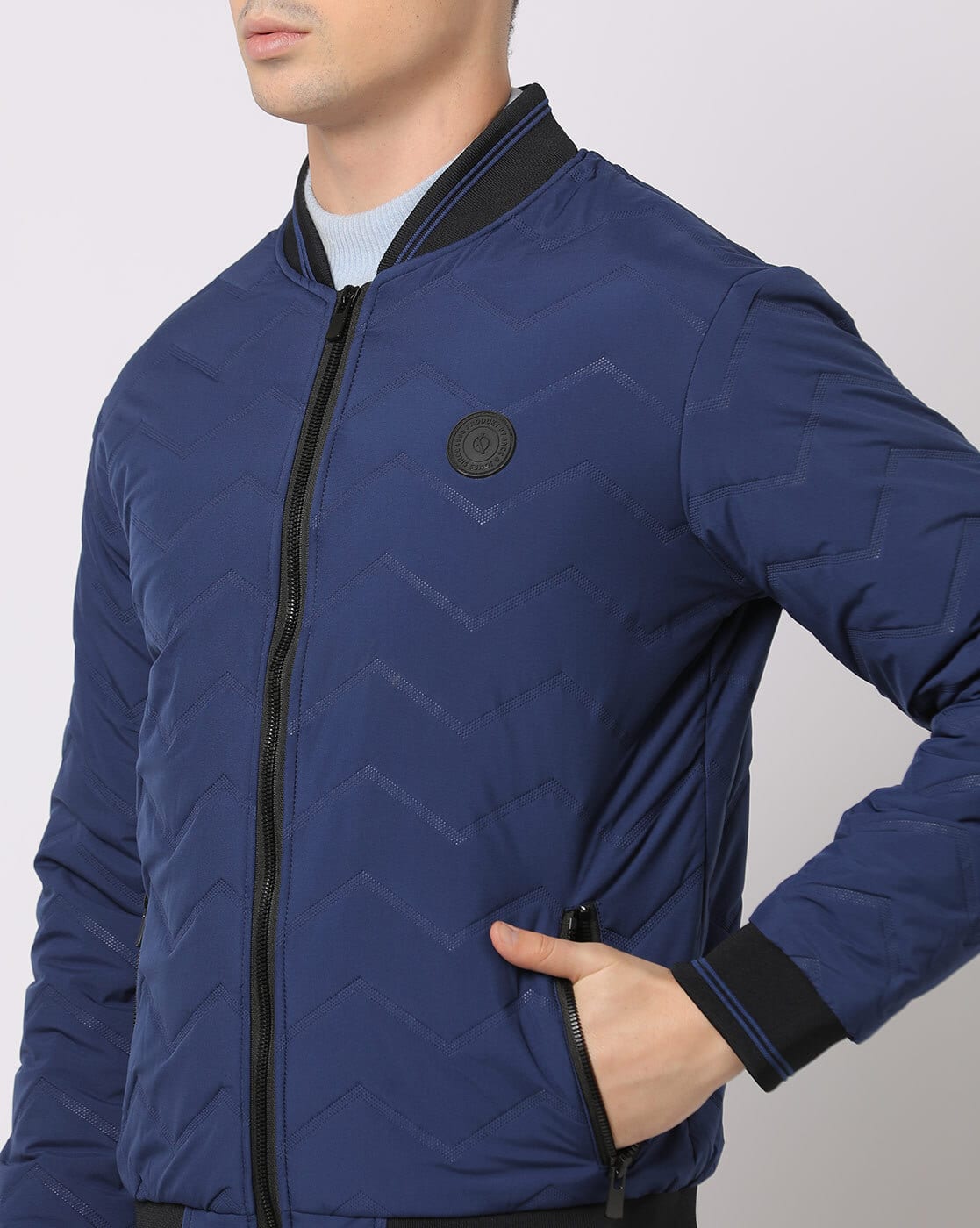 Lee Cooper Seamless Down Bomber Jacket Mens Lee Cooper Hooded Down
