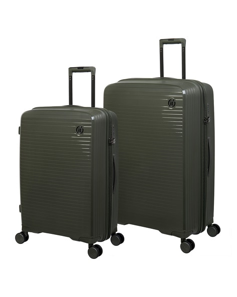 Olive green sales luggage set