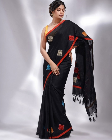 Pochampally Hand woven Ikkat Cotton Saree