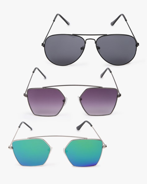 Buy Multicoloured Sunglasses for Men by Swiss Design Online