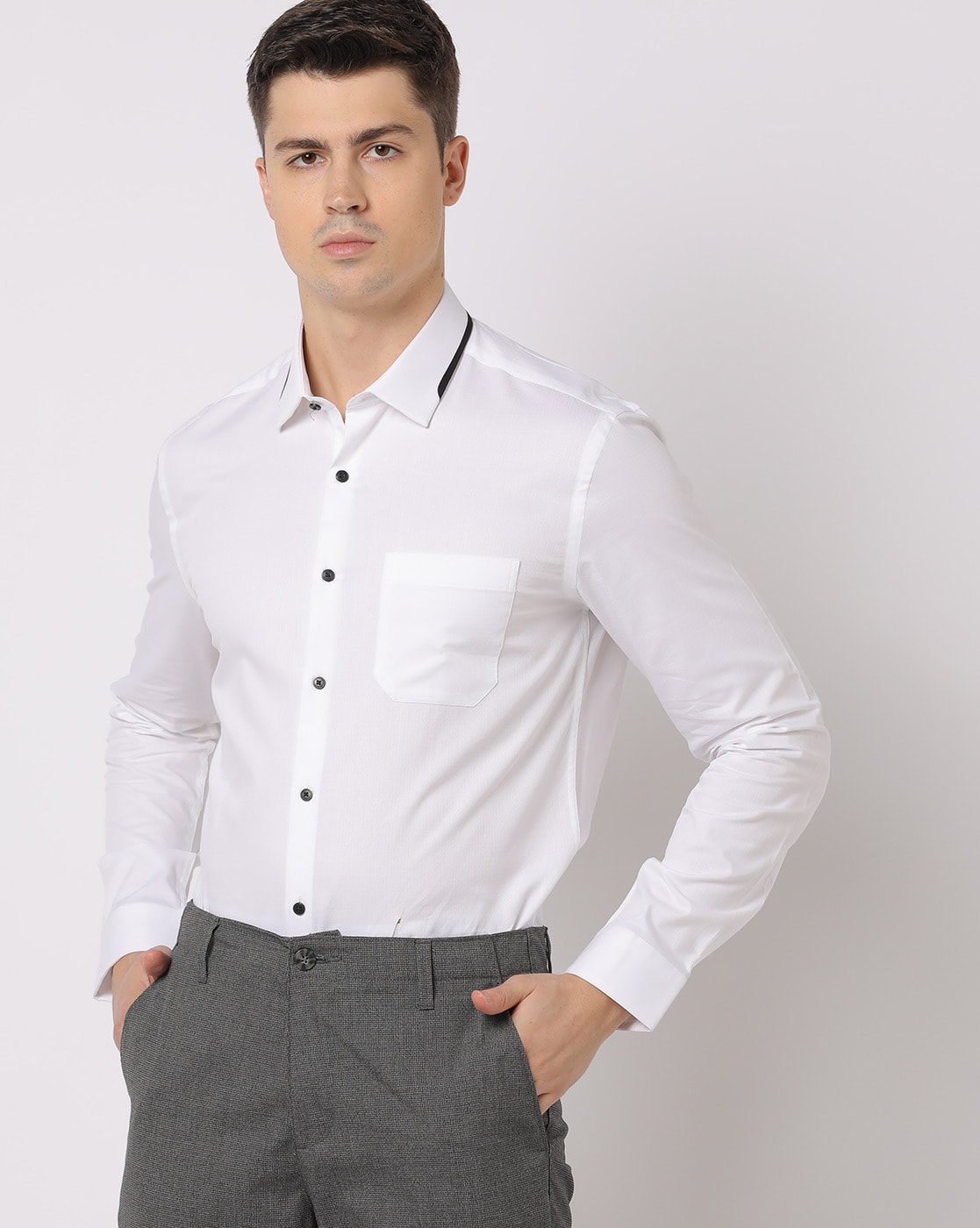 Buy White Shirts for Men by NETPLAY Online | Ajio.com