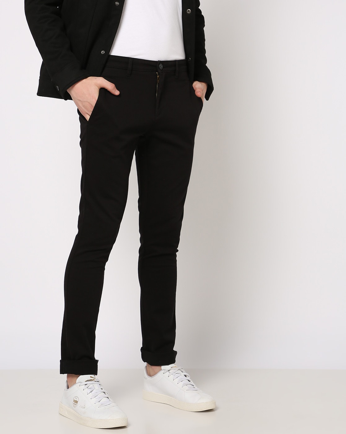 Buy Navy Blue Trousers & Pants for Men by Arrow Sports Online | Ajio.com