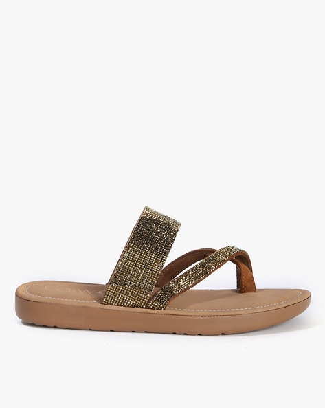 Steve Madden Zaya Bronze Snake - ShopStyle Sandals