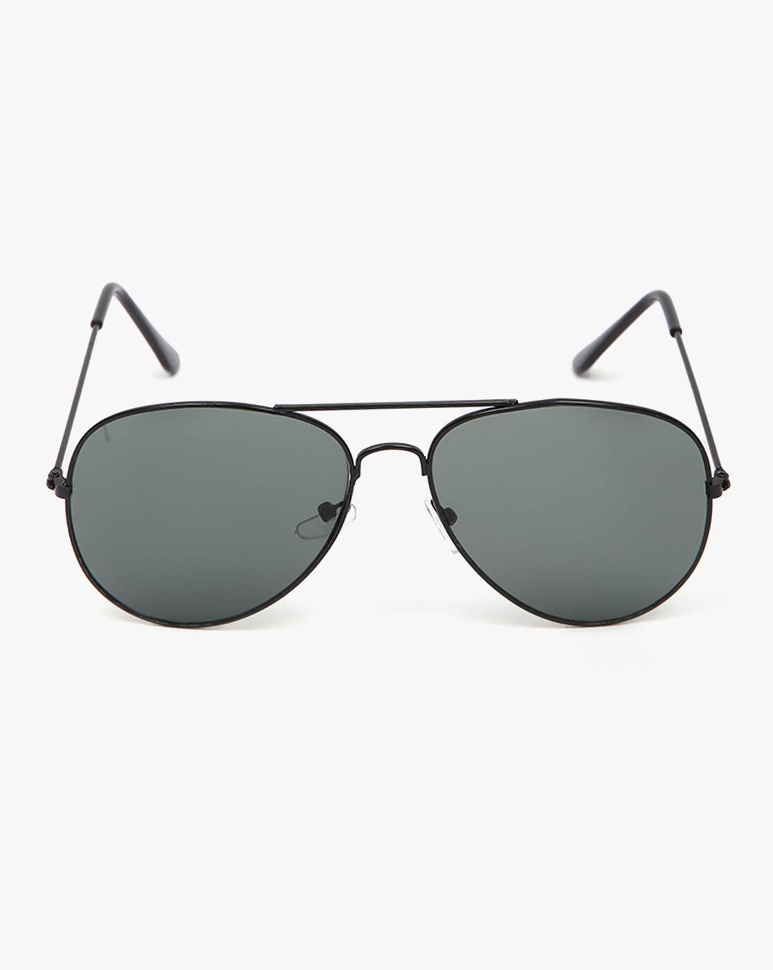 Men's Apt. 9® Flat Lens Aviator Sunglasses - Smoke Gunmetal Mirror Lens