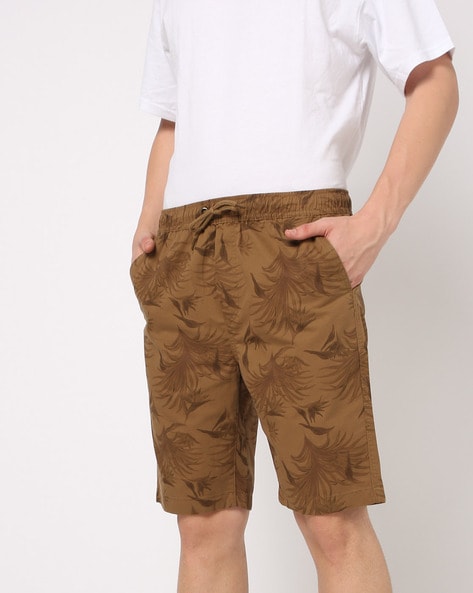 Slim Fit Printed Bermuda Shorts