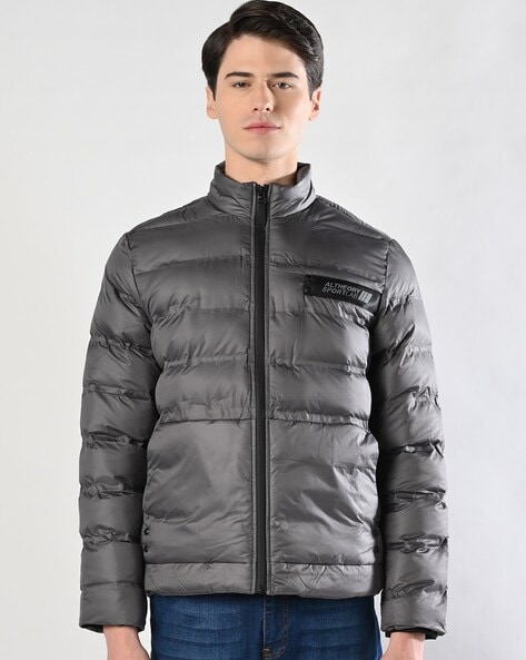 Dark grey sale puffer jacket