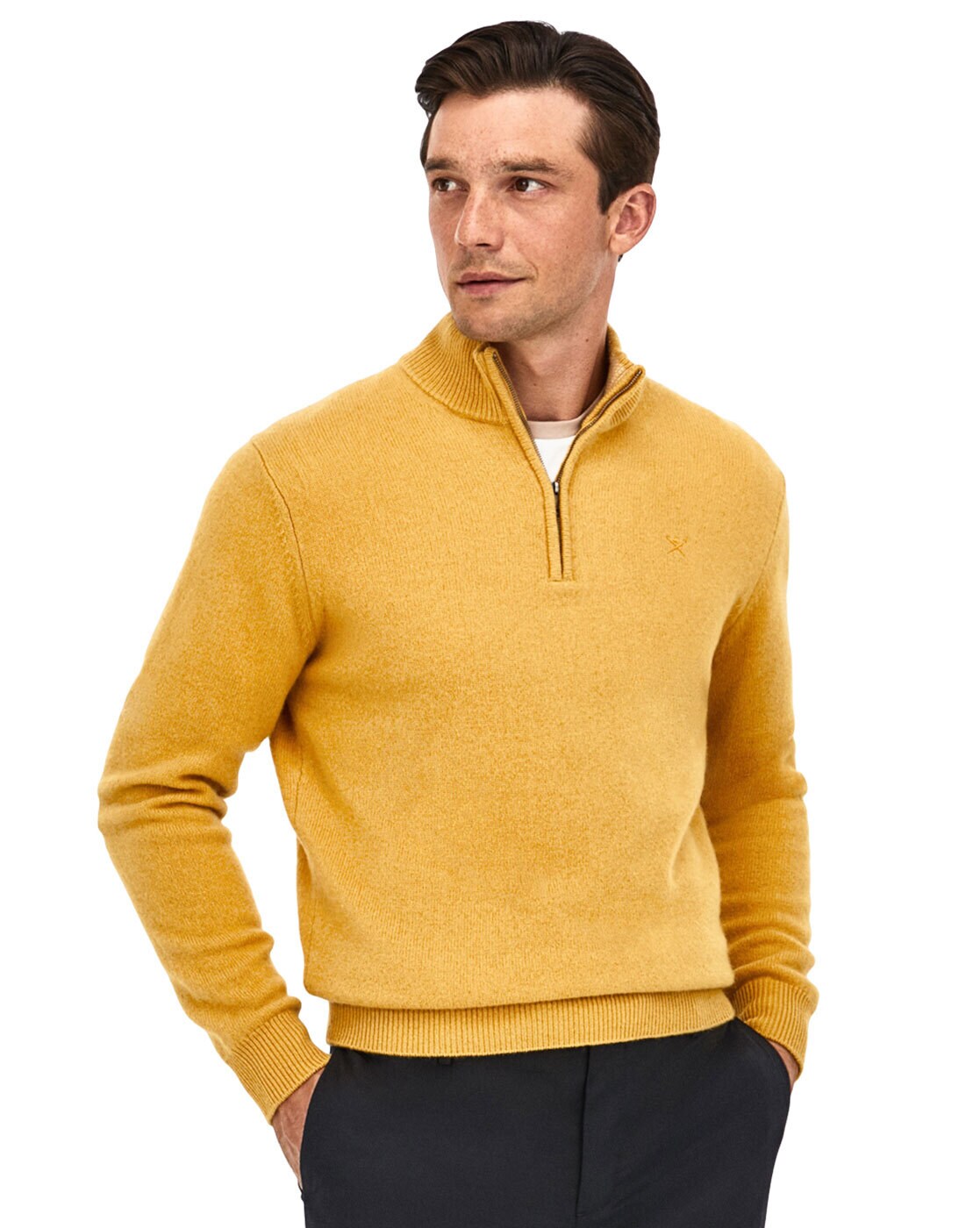 Yellow half cheap zip pullover