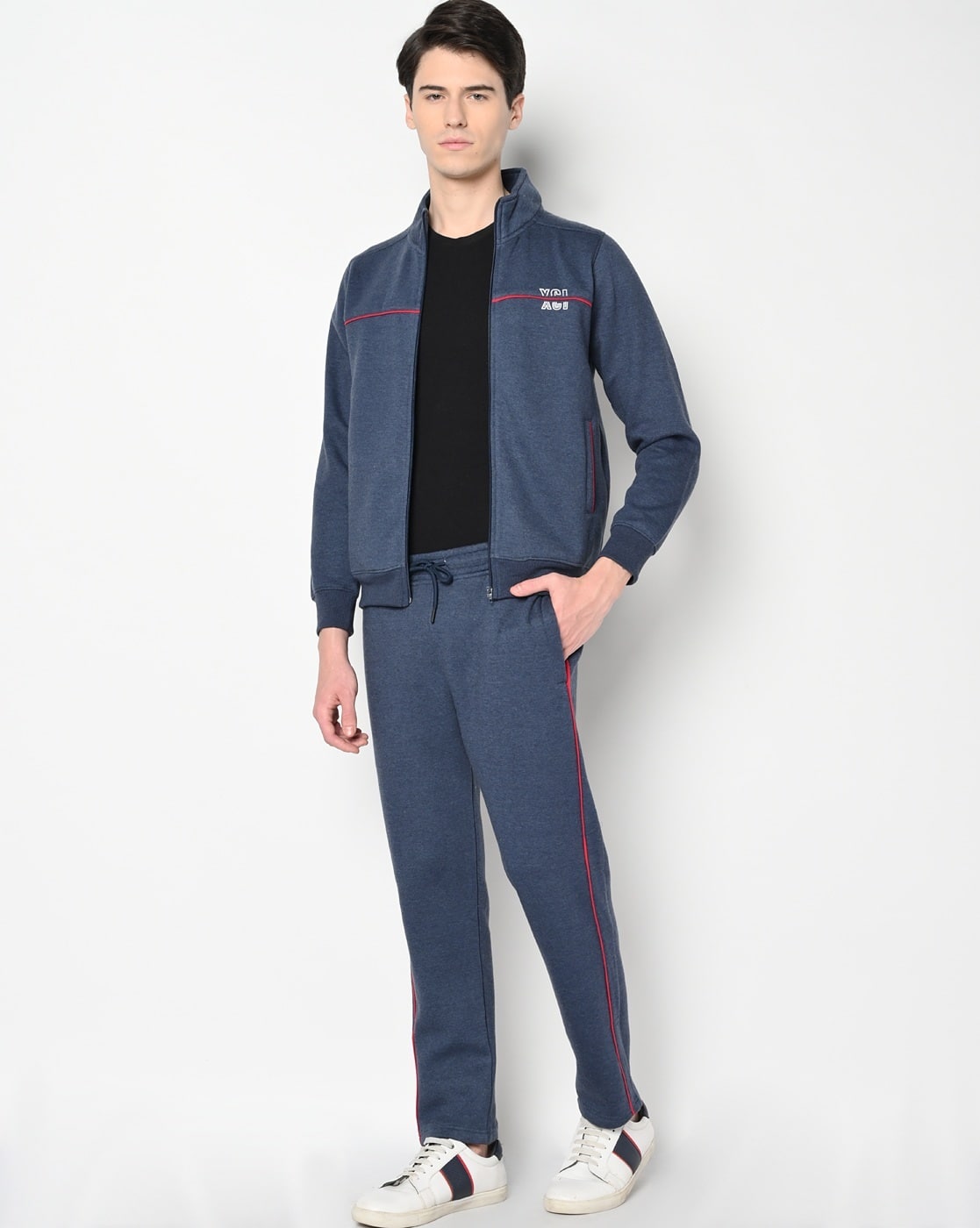 STCH Tomcat pullover & pants セット /L Stylox Men's Solid Tracksuit | Full Zip High Neck Jacket & Jogger Pant
