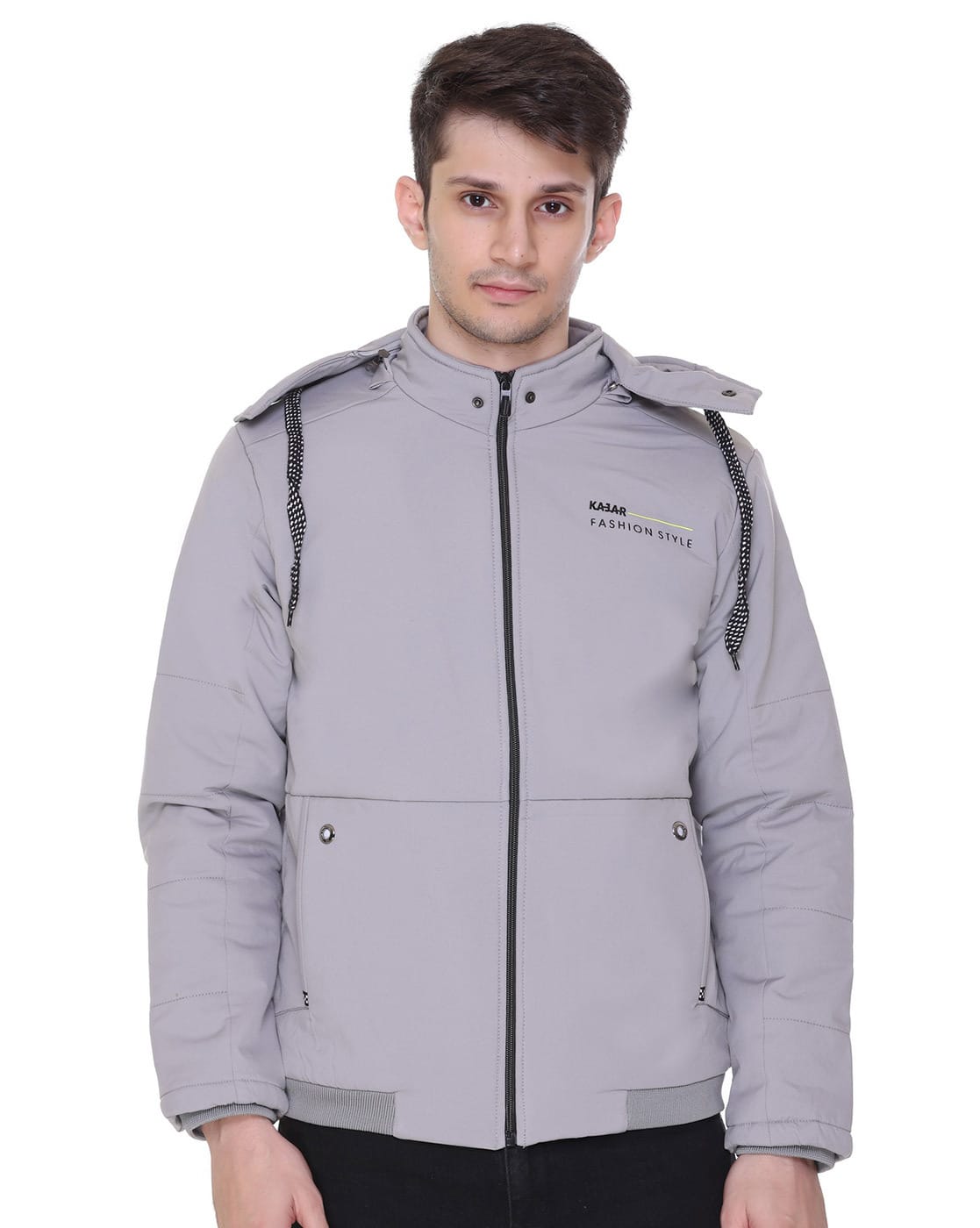 Buy Grey Jackets & Coats for Men by Kajar Online | Ajio.com